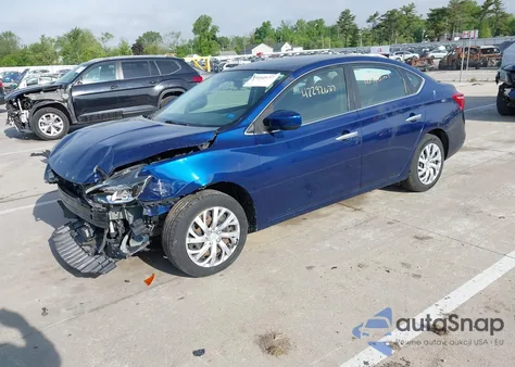 2019 Nissan Sentra S из США, поврежденный, VIN 3N1AB7AP0KY206322